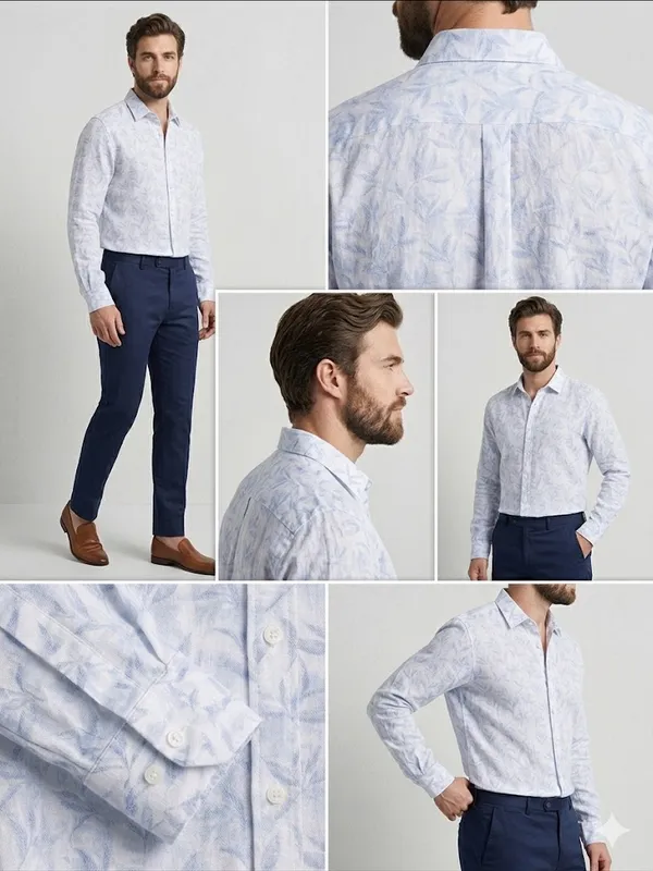 VRUGO_Men's_Sky_Blue_Leaf_Printed_Full_Sleeve_Shirt_|_Premium_Casual_Floral_Shirt_for_Men