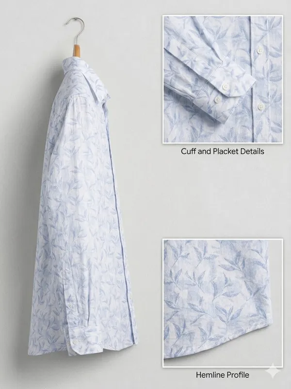 VRUGO_Men's_Sky_Blue_Leaf_Printed_Full_Sleeve_Shirt_|_Premium_Casual_Floral_Shirt_for_Men