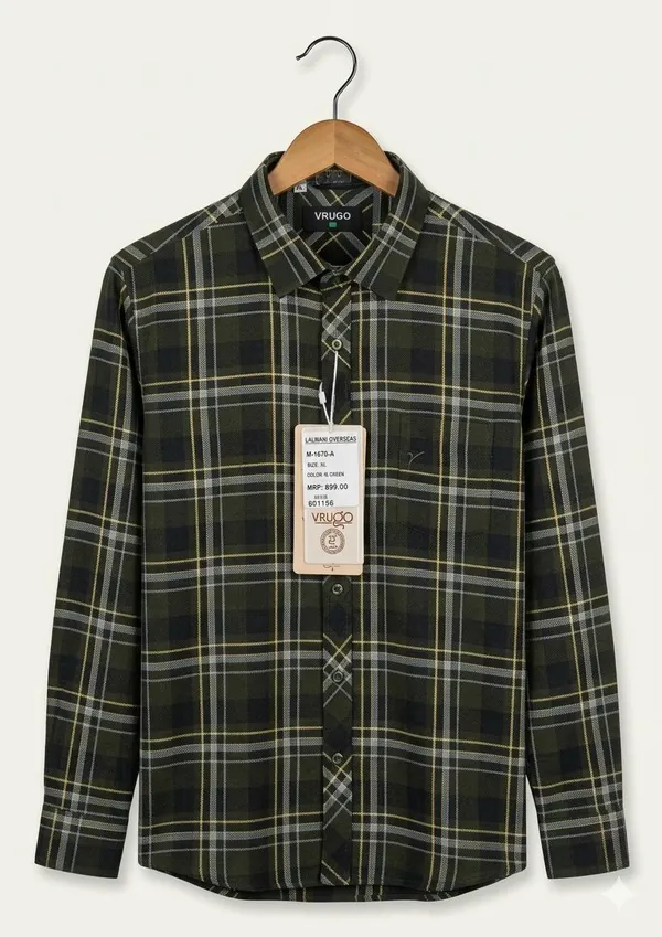 Mens_Plaid_Check_Full_Sleeve_Casual_Shirt