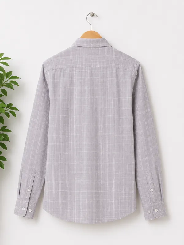 VRUGO_Men's_Light_Mauve_Textured_Full_Sleeve_Casual_Shirt