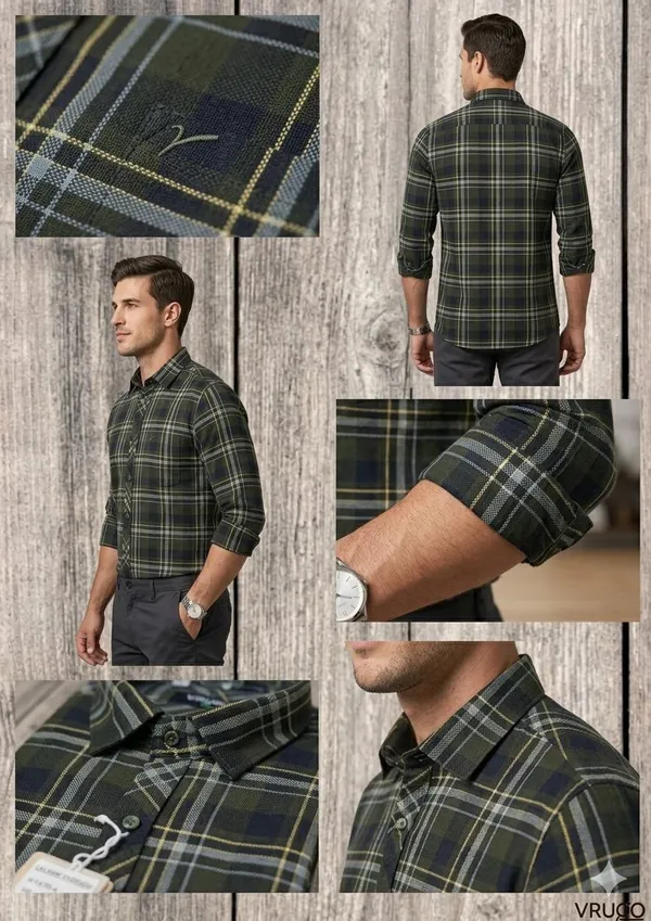 Mens_Plaid_Check_Full_Sleeve_Casual_Shirt