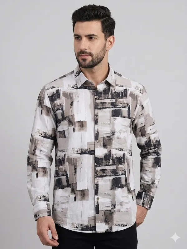 Mens_Printed_Long_Sleeve_Casual_Shirt