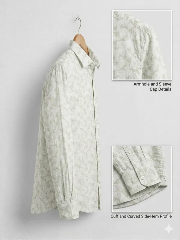 VRUGO_Men's_Sage_Green_Geometric_Print_Full_Sleeve_Shirt_|_Premium_Casual_Patterned_Shirt