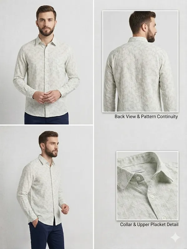 VRUGO_Men's_Sage_Green_Geometric_Print_Full_Sleeve_Shirt_|_Premium_Casual_Patterned_Shirt