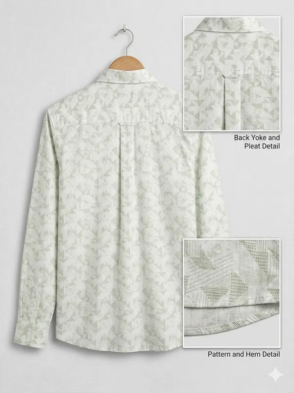VRUGO_Men's_Sage_Green_Geometric_Print_Full_Sleeve_Shirt_|_Premium_Casual_Patterned_Shirt