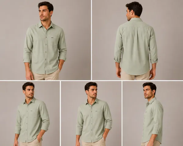 VRUGO_Men's_Sage_Green_Textured_Full_Sleeve_Shirt_|_Premium_Regular_Fit_Casual_&_Formal_Wear