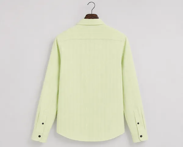 VRUGO_Men's_Light_Lime_Green_Textured_Full_Sleeve_Formal_Shirt_|_Premium_Regular_Fit_Shirt_with_Metal_Logo