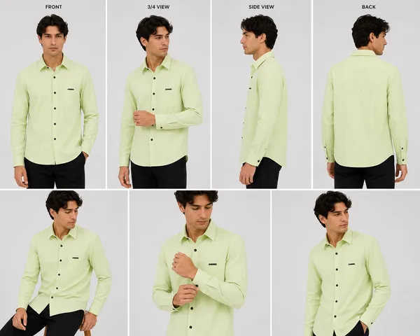 VRUGO_Men's_Light_Lime_Green_Textured_Full_Sleeve_Formal_Shirt_|_Premium_Regular_Fit_Shirt_with_Metal_Logo