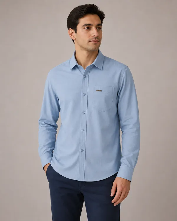VRUGO_Men's_Sky_Blue_Textured_Full_Sleeve_Shirt_|_Premium_Regular_Fit_Casual_&_Formal_Wear