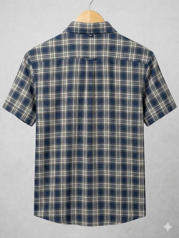Premium_Cotton_Indigo_Brown_Half_Sleeve_Shirt_�_Soft_&_Breathable