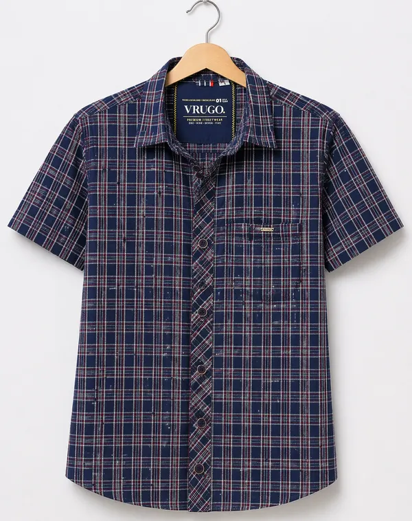 Premium_Cotton_Indigo_Red_Half_Sleeve_Shirt_�_Soft_&_Breathable