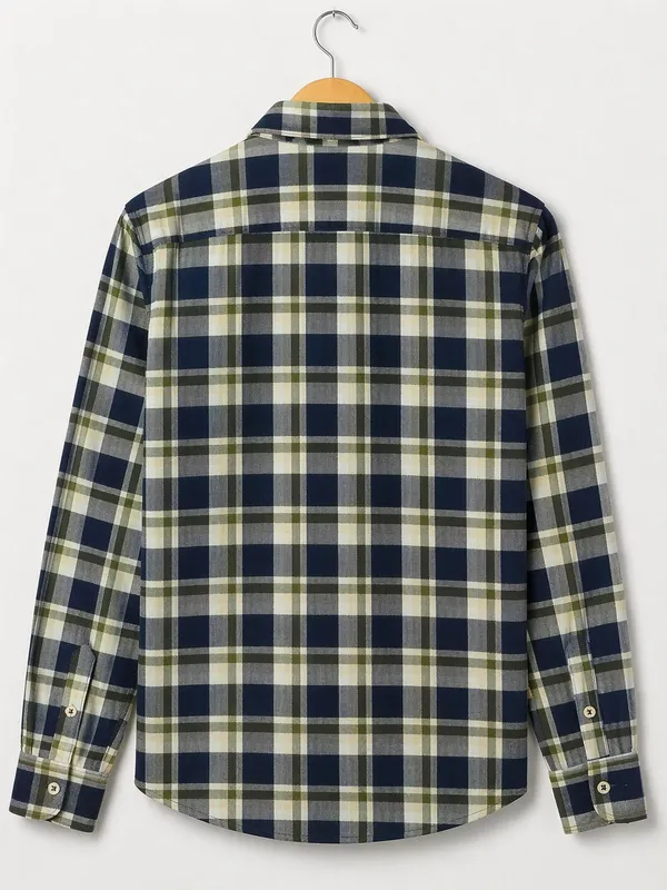 Premium_Cotton_Beige_Check_Pattern_Shirt_�_Comfortable_&_Breathable