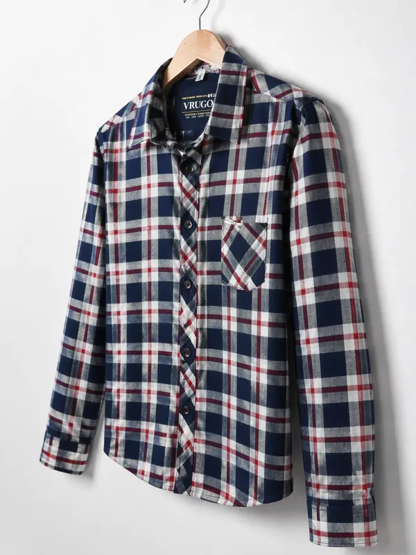 Premium_Cotton_Wine_Check_Pattern_Shirt_�_Comfortable_&_Breathable