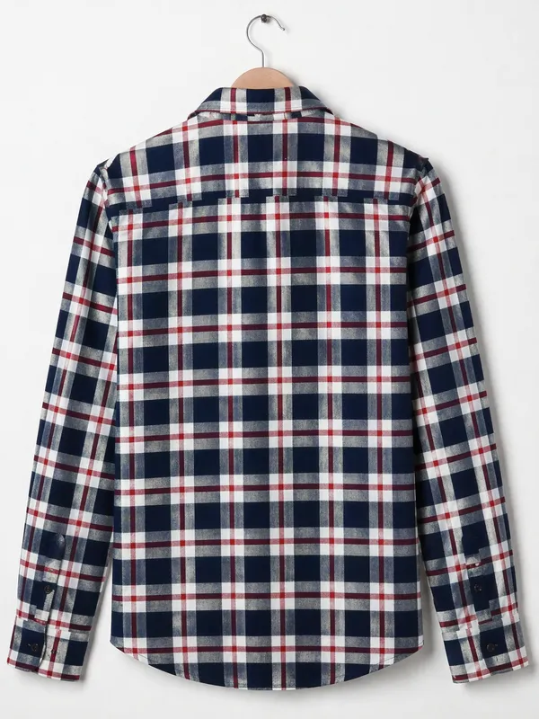 Premium_Cotton_Wine_Check_Pattern_Shirt_�_Comfortable_&_Breathable