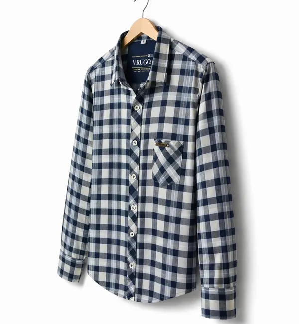 Premium_Cotton_White_Check_Pattern_Shirt_�_Comfortable_&_Breathable