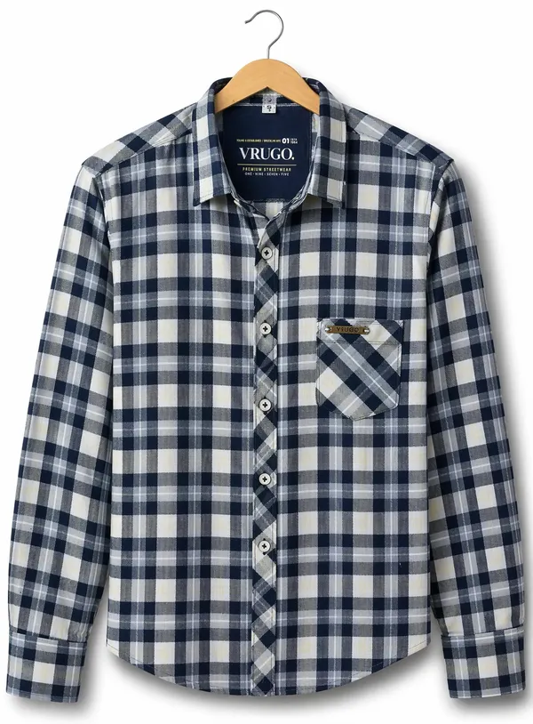 Premium_Cotton_White_Check_Pattern_Shirt_�_Comfortable_&_Breathable
