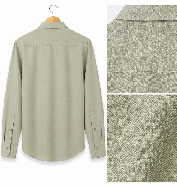 Men�s_Light_Green_Full_Sleeve_Shirt_|_Cotton_Blend_|_Slim_Fit_|_Casual_&_Formal_Wear