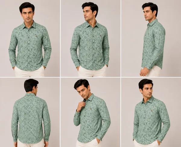 VRUGO_Men's_Sage_Green_Floral_Printed_Full_Sleeve_Casual_Shirt