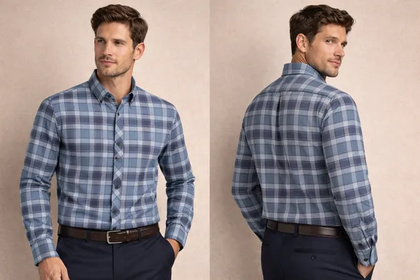 Mens_Plaid_Flannel_Shirt_Long_Sleeve_Button_down_Casual_Shirt