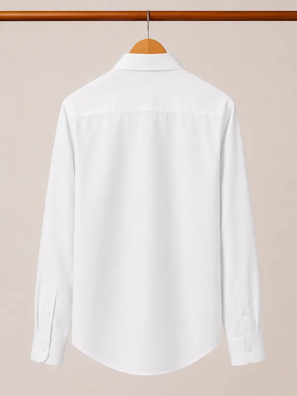 VRUGO_Men's_Pure_White_Full_Sleeve_Formal_Shirt_|_Premium_Solid_Regular_Fit_Shirt