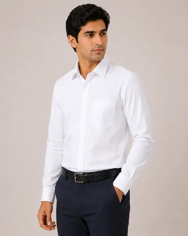 VRUGO_Men's_Pure_White_Full_Sleeve_Formal_Shirt_|_Premium_Solid_Regular_Fit_Shirt