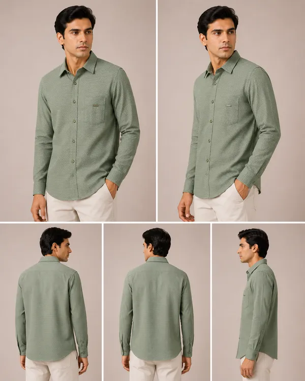 VRUGO_Men's_Sage_Green_Geometric_Textured_Full_Sleeve_Shirt_|_Premium_Regular_Fit_Casual_&_Smart_Casual_Wear