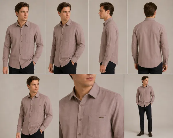 VRUGO_Men's_Dusty_Rose_Textured_Full_Sleeve_Shirt_|_Premium_Regular_Fit_Casual_&_Formal_Wear