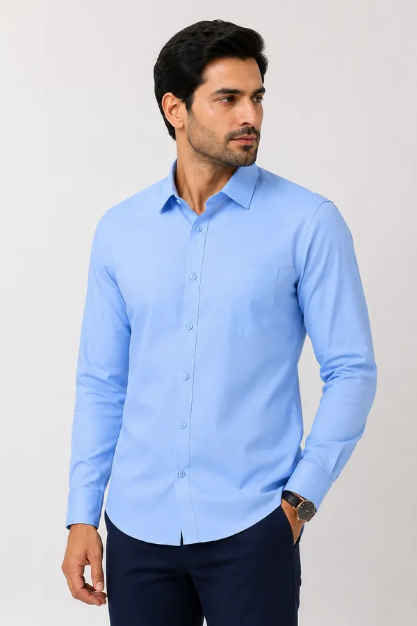 VRUGO_Men's_Sky_Blue_Full_Sleeve_Formal_Shirt