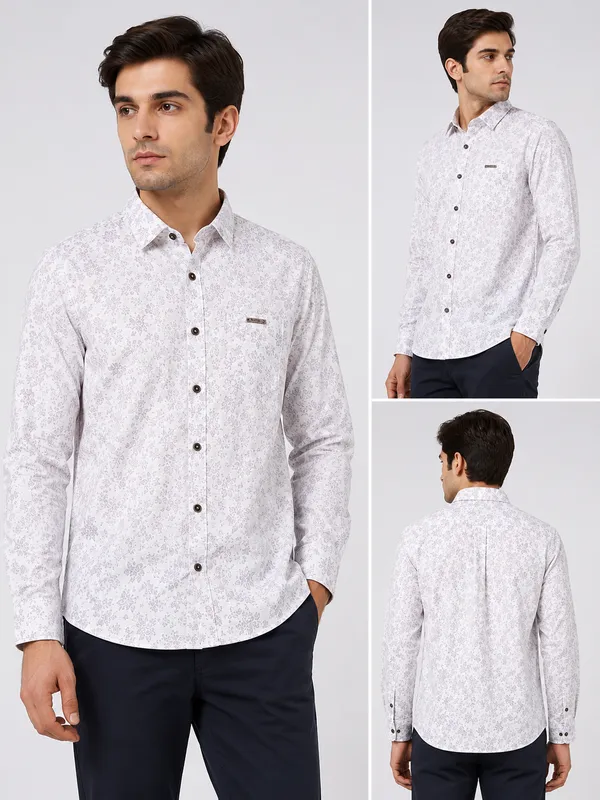 RUGO_Men's_White_Floral_Printed_Full_Sleeve_Shirt_|_Premium_Regular_Fit_Casual_&_Smart_Casual_Wear