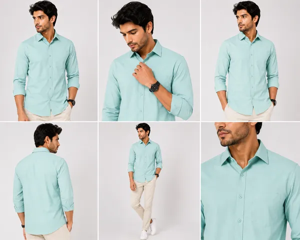 VRUGO_Men's_Ocean_Green_Full_Sleeve_Formal_Shirt