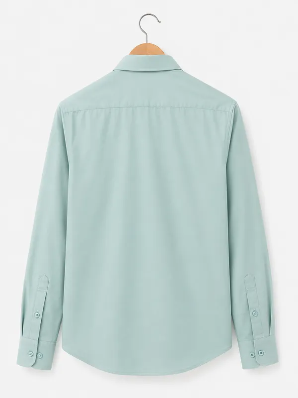 VRUGO_Men's_Ocean_Green_Full_Sleeve_Formal_Shirt