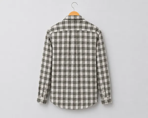 VRUGO_Men's_Beige_Grey_Checked_Full_Sleeve_Casual_Shirt