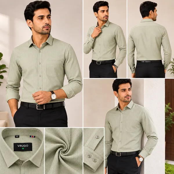 VRUGO_Men's_Sage_Green_Textured_Full_Sleeve_Shirt_|_Premium_Self-Design_Casual_&_Formal_Shirt