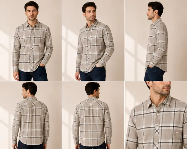 VRUGO_Men's_Beige_Checked_Full_Sleeve_Premium_Casual_Shirt