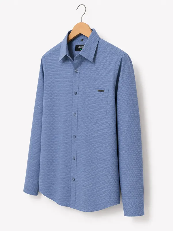 VRUGO_Men's_Sky_Blue_Geometric_Textured_Full_Sleeve_Shirt_|_Premium_Regular_Fit_Casual_&_Formal_Wear