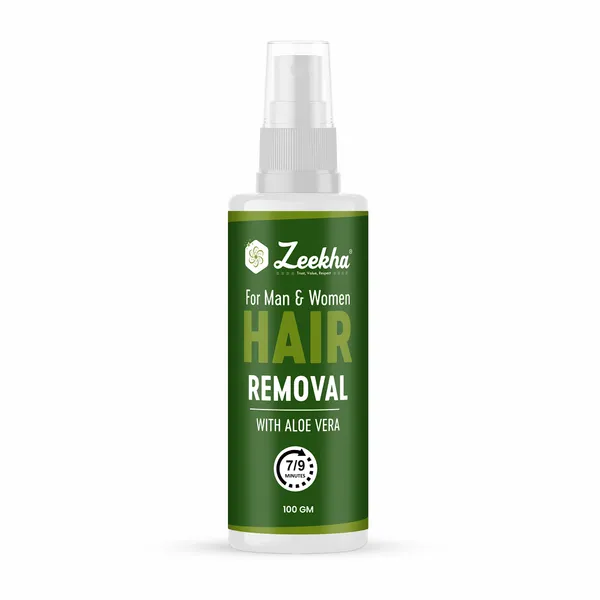 ZEEKHA_100%_Original_Hair_Removal_Cream_for_Men_&_Women,_Painless__Hair_Removal_Cream_for_Chest,_Back,_Under_Arms_&_Intimate_Area_Easy_To_Use_Quick_Result_7-9_Minit’s_Hair_Remover__(100ml)