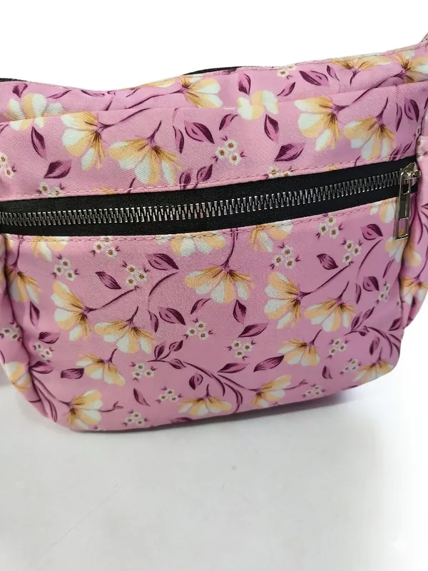 Pink_Parachute_Nylon_Crossbody_Bag_For_Women