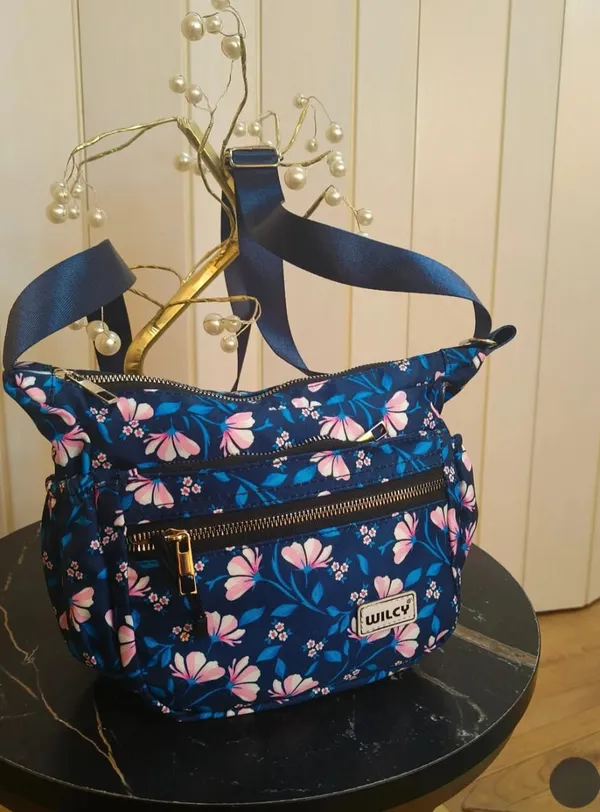 Blue_Parachute_Nylon_Crossbody_Bag_For_Women