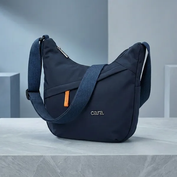 Stylish_Moon_Sling_Bags_Premium_Nylon_Lycra_Imported_Material_super_light_weight_apt_for_college,_office,_travel_or_outings_with_multiple_sturdy_zip_compartments_Deep_Navy_Blue