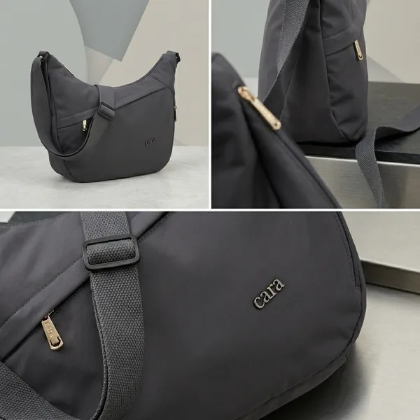 Stylish_Moon_Sling_Bags_Premium_Nylon_Lycra_Imported_Material_super_light_weight_apt_for_college,_office,_travel_or_outings_with_multiple_sturdy_zip_compartments_Ash_Grey