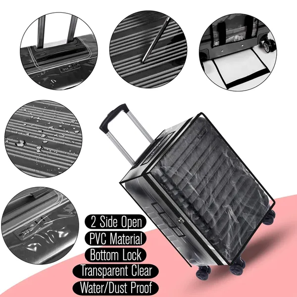 Transparent_Protective_Zipper_PVC_Dust_Proof_Cover_for_Hard/Plastic_Body_Luggage/Suitcase_Trolley_Bags_All_Sizes_Available