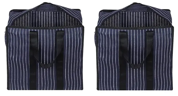 Unisex-Adult_Extra_Large_Big_Heavy_Duty_Storage_Organizer_Reusable_Canvas_Shopper_Bag_With_Handles_With_Covers_Zip_Jumbo_Bag_(Pack_Of_1),_Shopper_Tote,_Blue_and_White_Striped