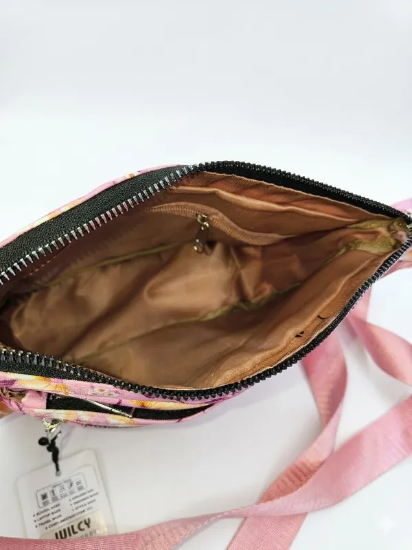 Pink_Parachute_Nylon_Crossbody_Bag_For_Women