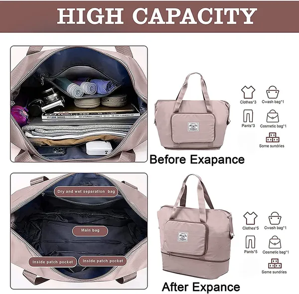 Pink_Nylon_Travel_Duffel_Bag_For_Women