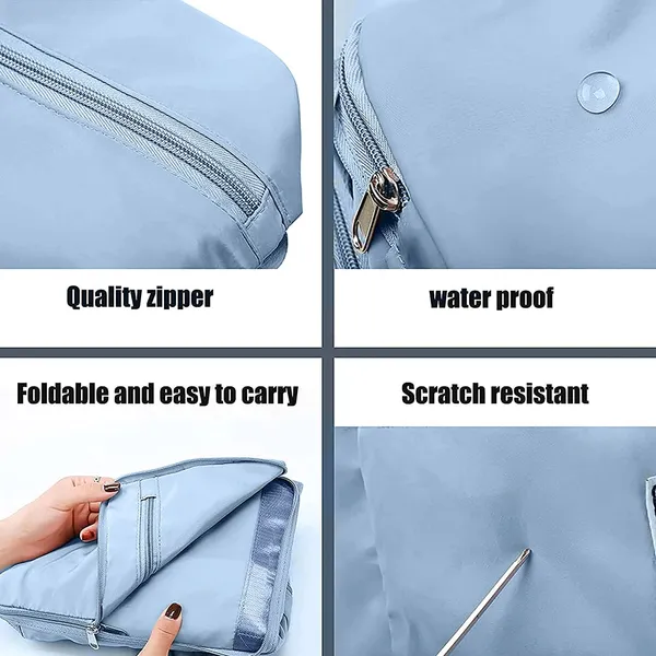 Sky_Blue_Nylon_Travel_Duffel_Bag_For_Men_And_Women