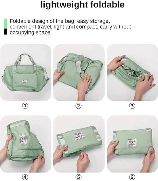 Foldable_Travel_Pista_Duffle_large_Tote__bag_expandable_with_Zipper-_waterproof_imported_nylon-lycra_super_light_weight_cabin_luggage