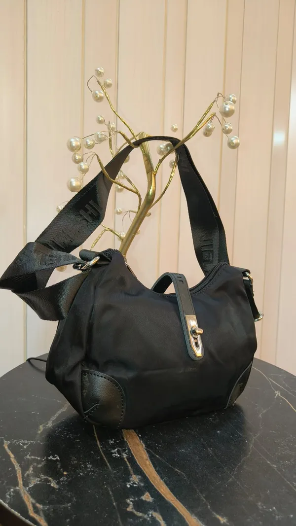 Timeless_Boat_Sling_Black_bag_premium_imported_nylon_material_for_an_everyday_classy_look_suitable_for_office,_outings,_travel_functional_and_stylish
