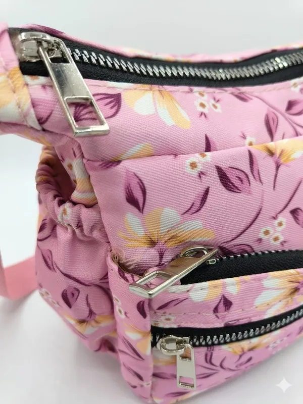 Pink_Parachute_Nylon_Crossbody_Bag_For_Women