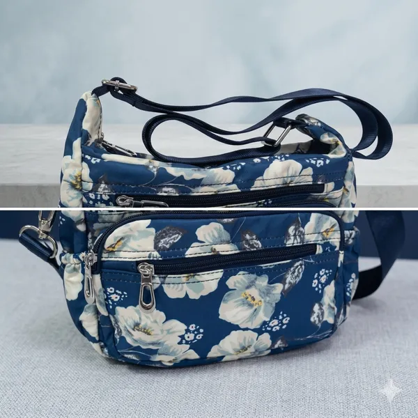 Blue_Parachute_Nylon_Tote_Bag_For_Women