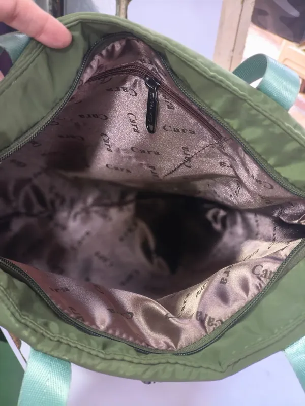 Exclusive_Light_Green_Tote_Bag_with_elegant_print_and_colour_just_the_right_pick_for_daily_essentials_office_shopping_college_tuition_waterproof_imported_nylon-lycra_material
